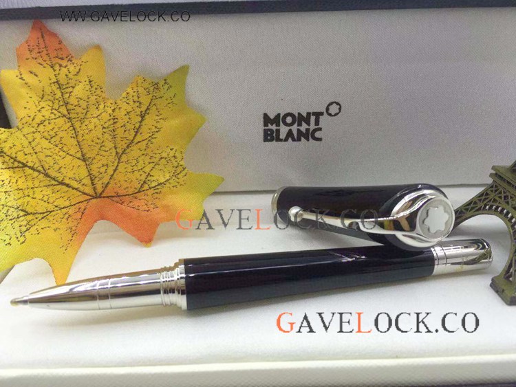 Retail AAA Montblanc Pens Sale / Marilyn Monroe Rollerball Black Resin